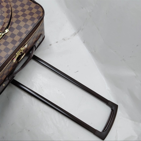 ❌❌SOLD❌❌AUTH Louis Vuitton LV Travel Bag Suitcase Pegas 55 Brown Ebene Damier - Picture 4 of 9